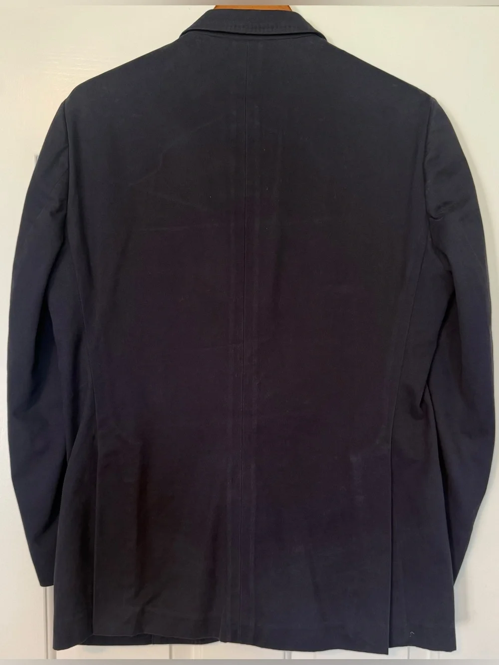 Brooks Brothers Navy 100% Cotton Unstructured Sport Coat Blazer M